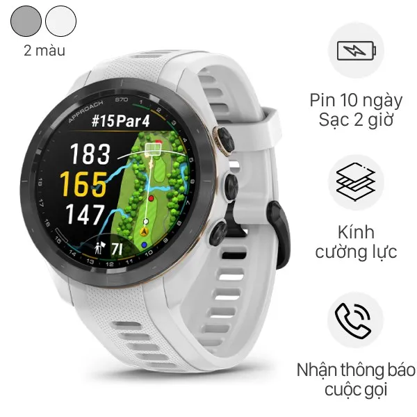 Garmin Golf Approach S70 42mm dây silicone