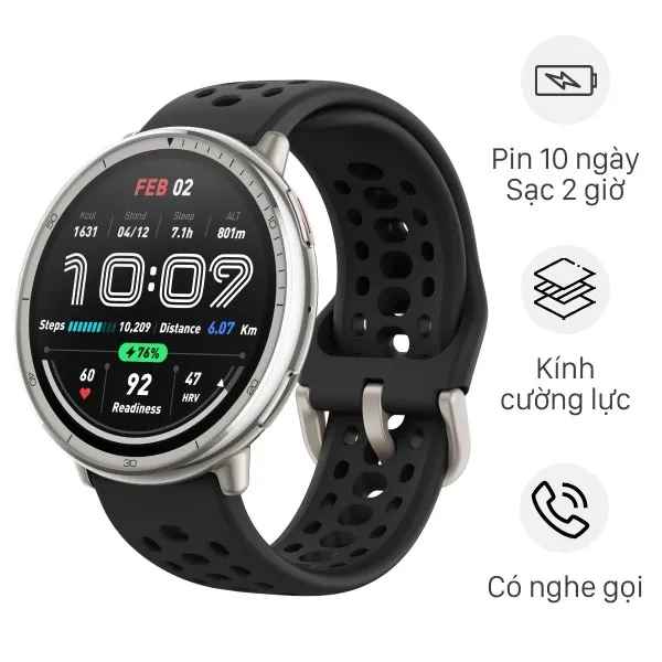 Amazfit Active 2 43.9mm dây silicone