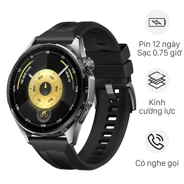 Huawei Watch GT 6 46mm viền thép dây da
