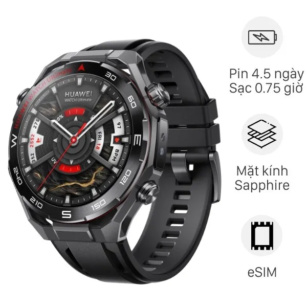 Huawei Watch Ultimate 2 48.5mm dây cao su