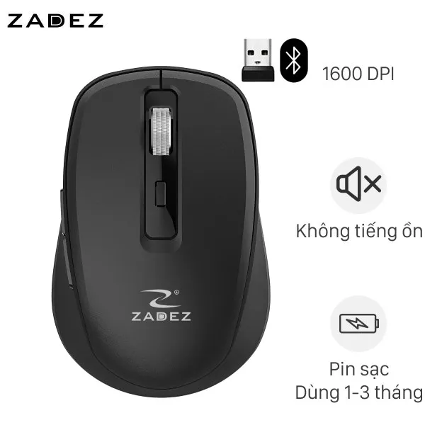 Chuột Sạc Bluetooth Zadez M382B