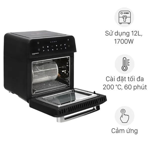 Lò chiên không dầu Hawonkoo 12 lít AFH-120-BA