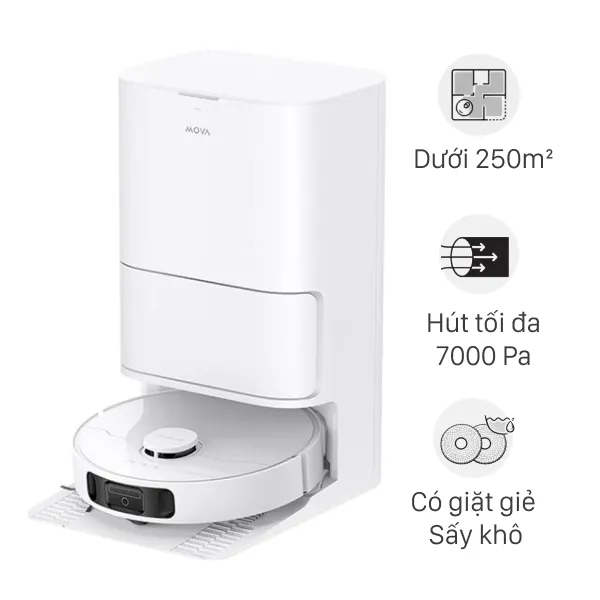 Robot hút bụi lau nhà Mova E30 Ultra