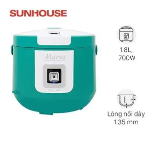 Nồi cơm nắp gài Sunhouse 1.8 lít SHD8658G