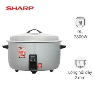Nồi cơm nắp rời Sharp 9 lít KSH-H90V-SL