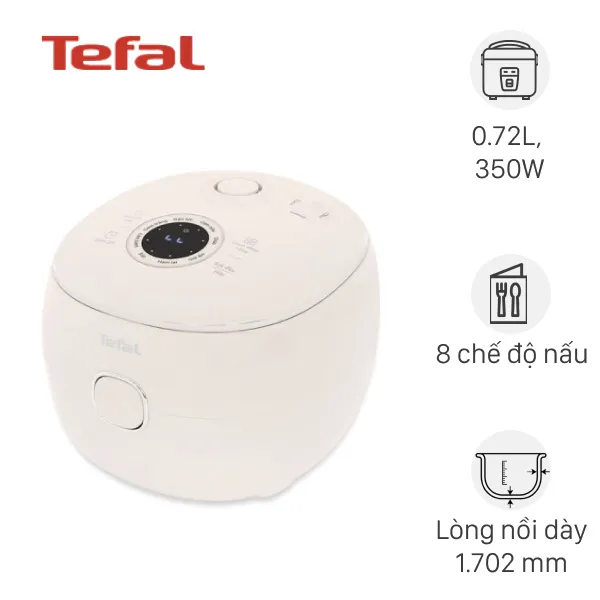 Nồi cơm điện tử Tefal 0.72 lít RK535AY0