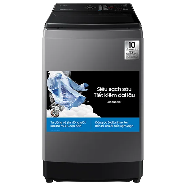 Máy giặt Samsung Ecobubble Inverter 12.5 kg WA40F12E4LSV
