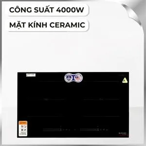 Bếp từ đôi âm Kocher DI-616SE 4000W