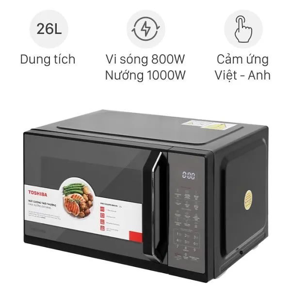 Lò vi sóng có nướng Toshiba MW3-EG26PE(BM)VN 26 lít