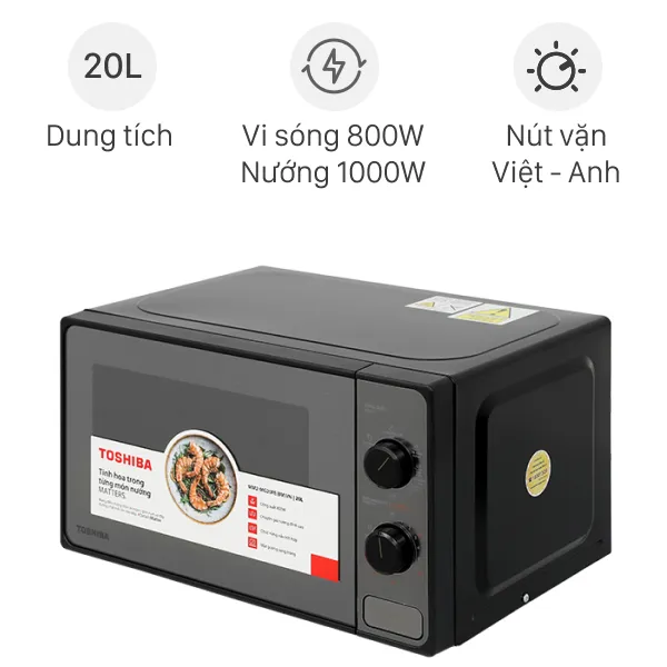 Lò vi sóng có nướng Toshiba MM2-MG20PE(BM)VN 20 lít