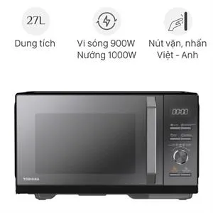 Lò vi sóng có nướng Toshiba MW3-AC27PE(BM)VN 27 lít