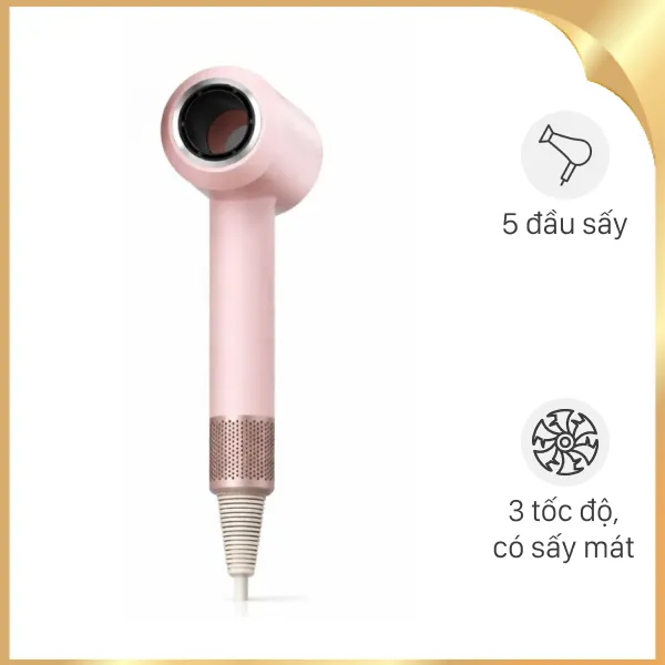 Máy sấy tóc tốc độ cao LEAFLESS L01 - Hồng