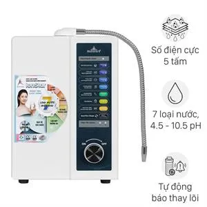 Máy lọc nước điện giải ion kiềm ROBOT IonStar 5X 5 tấm điện cực