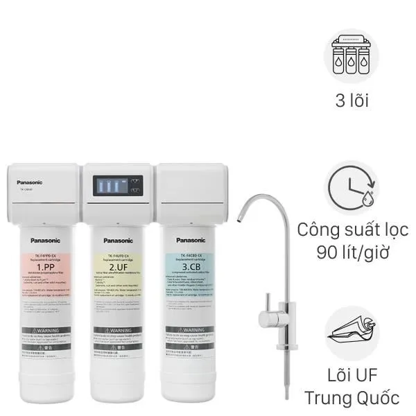 Máy lọc nước UF Panasonic TK-CB430 3 lõi