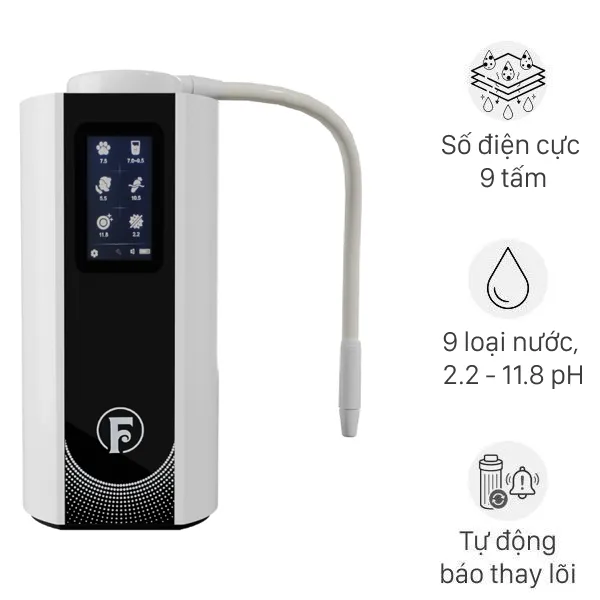 Máy lọc nước điện giải ion kiềm Fuji Smart Petto 99 9 tấm điện cực