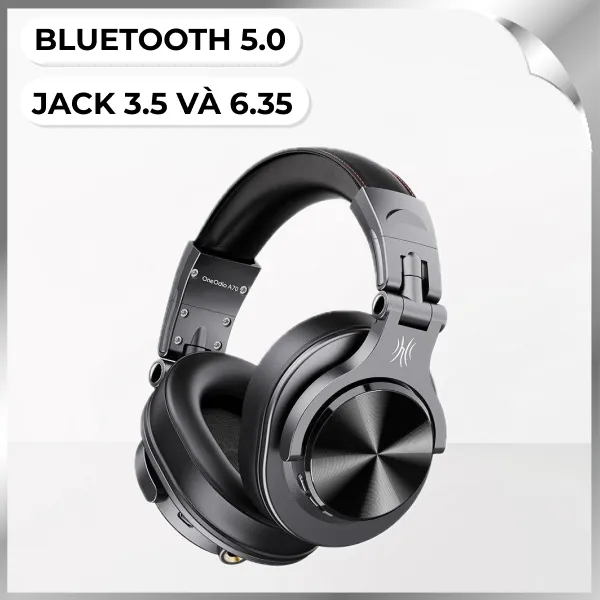 Tai nghe Bluetooth Chụp Tai OneOdio A70 - Đen