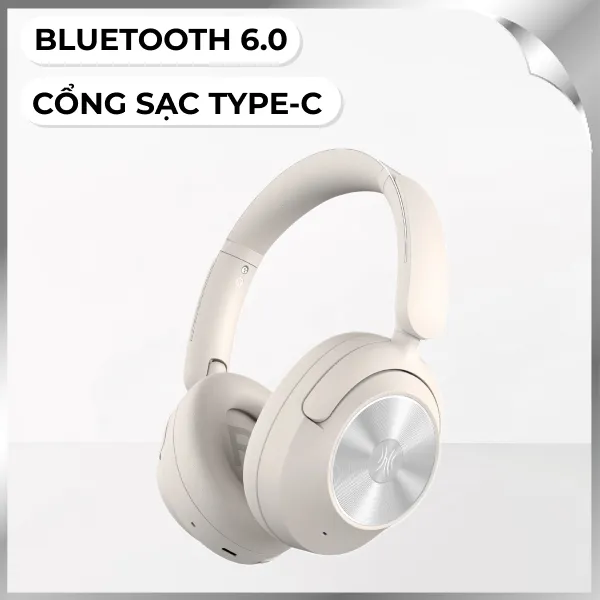 Tai nghe Bluetooth Chụp Tai OneOdio A6 - Trắng