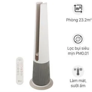 Máy lọc không khí kết hợp quạt và sưởi LG PuriCare AeroTower FS15GPCJ0.ABAE 40W