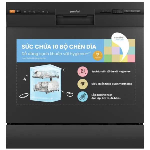 Máy rửa chén độc lập Comfee CDW-8F60RB