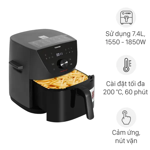 Nồi chiên không dầu Toshiba 7.4 lít AF-74CP1URVN(H)
