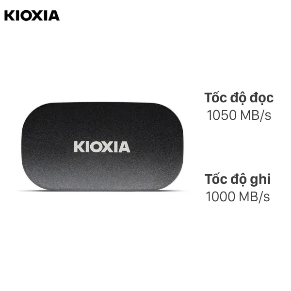 Ổ cứng SSD 2TB Kioxia Exceria Plus G2 Portable LXD20K002TG8