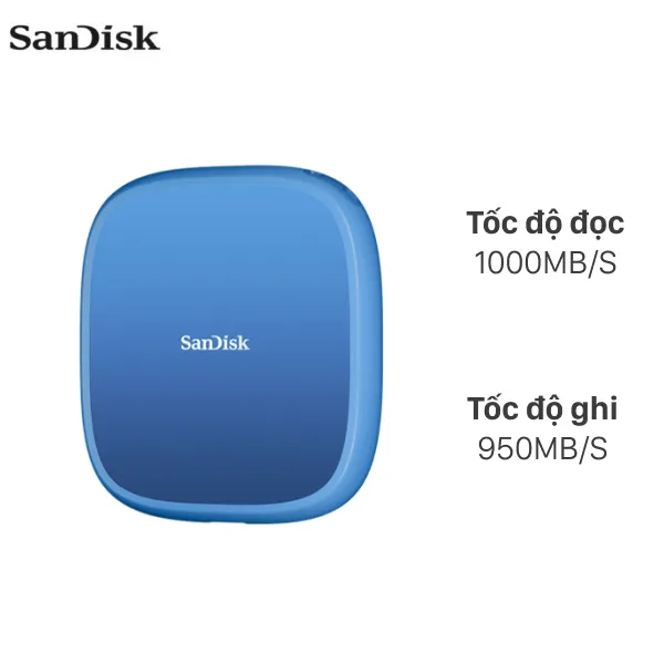 Ổ cứng SSD 1TB Sandisk Creator Phone Magsafe Portable SDSSDE62C