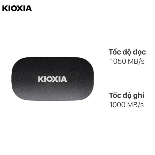 Ổ cứng SSD 500GB Kioxia Exceria Plus G2 Portable LXD20K500GG8