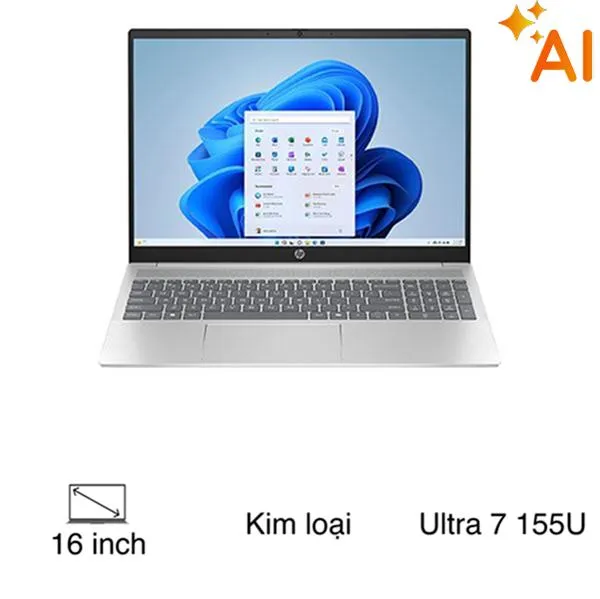 HP Pavilion 16 af0053TU - AY8C2PA (Ultra 7 155U, 16GB, 512GB, WUXGA, OfficeHS+365, Win11)