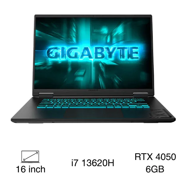 GIGABYTE Gaming A16 GA6H - GAMING-A16-CMHI2VN893SH (i7 13620H, 16GB, 512GB, RTX 4050 6GB, WUXGA 165Hz, Win11)