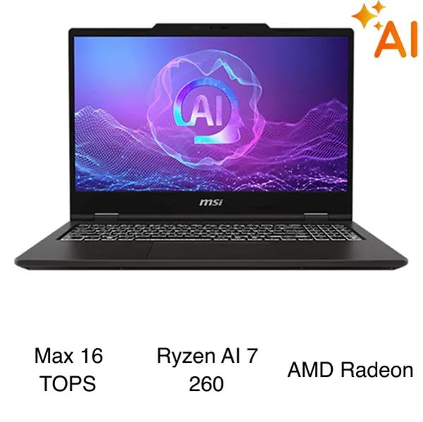 MSI Venture A15 AI A2HMG - 003VN (R7 260, 16GB, 512GB, Full HD 144Hz, Win11)