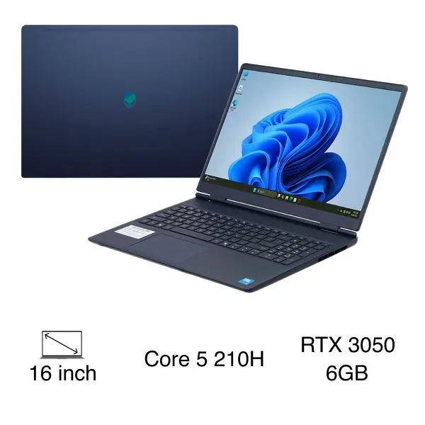 Dell Gaming Alienware 16 Aurora AC16250 - 71072939 (Core 5 210H, 16GB, 512GB, RTX 3050 6GB, WQXGA 120Hz, OfficeH24+365, Win11)