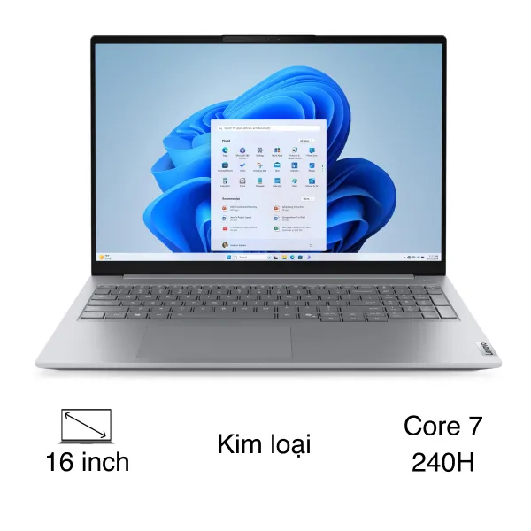 Lenovo ThinkBook 16 G8 - 21SH0099VN (Core 7 240H, 16GB, 512GB, WUXGA, Win11)