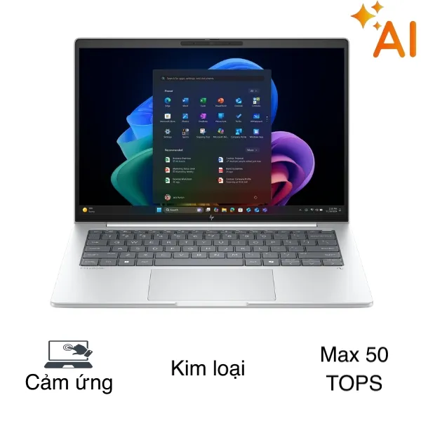 HP EliteBook 8 G1a 14 - C0CG3PT (R5 AI 340, 32GB, 512GB, WUXGA, Cảm ứng, Win11)