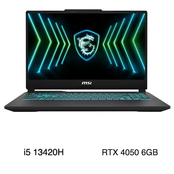 MSI Gaming Cyborg 15 Black Edition A13VE - A13VE-2410VN (i5 13420H, 16GB, 512GB, RTX 4050 6GB, Full HD 144Hz, Win11)
