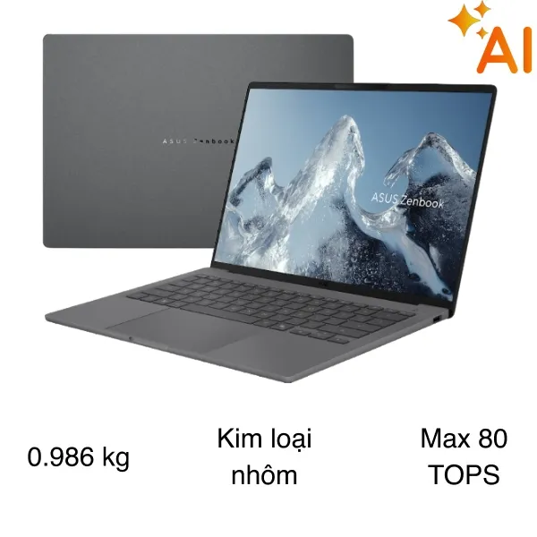 Asus Zenbook A14 UX3407NA - QD254W (X2E 88 100, 32GB, 1TB, WUXGA OLED, Win11)