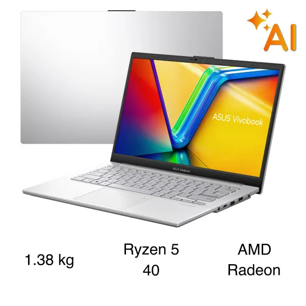 Asus Vivobook Go 14 E1404FA - EB1832W (R5 40, 8GB, 512GB, Full HD, Win11)