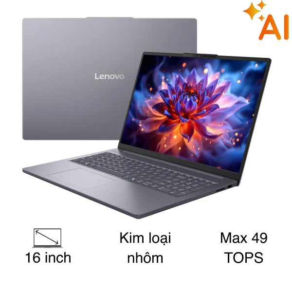 Lenovo IdeaPad Slim 3 16IPH11 - 83US003YVN (Ultra 7 355, 16GB, 512GB, WUXGA, Win11)