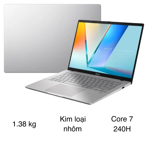 Asus Vivobook S14 S3407VA - LY256W (Core 7 240H, 16GB, 512GB, WUXGA OLED, Win11)