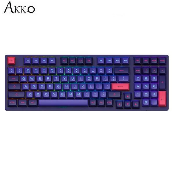 Bàn Phím Cơ Có Dây Akko 3098 Neon