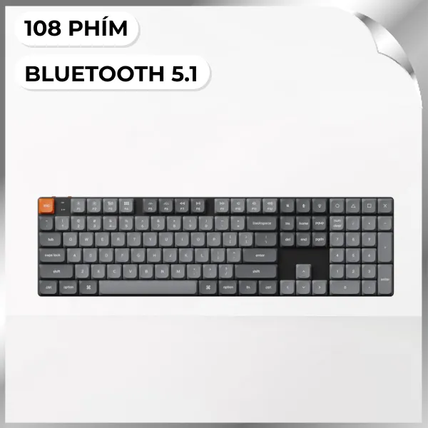 Bàn Phím Cơ Bluetooth Keychron K5M-B1