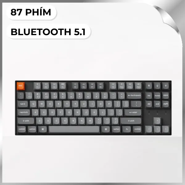 Bàn Phím Cơ Bluetooth Keychron K8M-B1