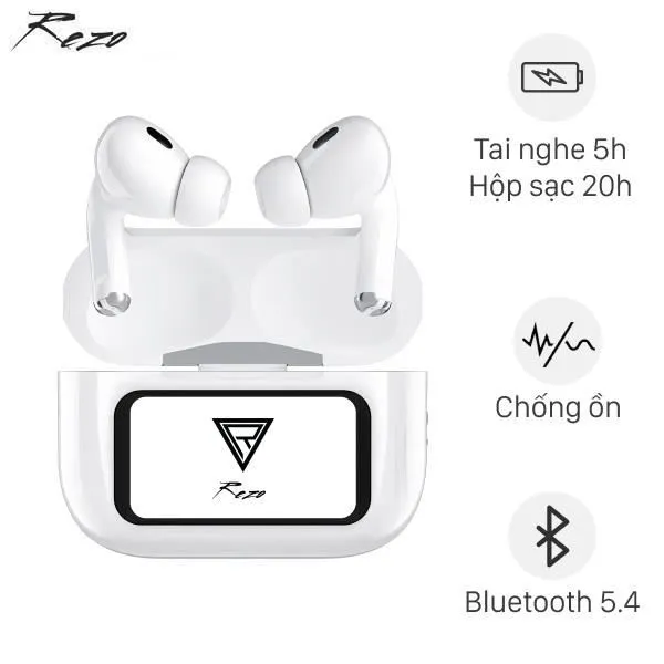 Tai nghe Bluetooth True Wireless Rezo Air 5 Deluxe ANC