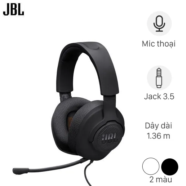 Tai nghe Chụp Tai Gaming JBL Quantum QTum100M2