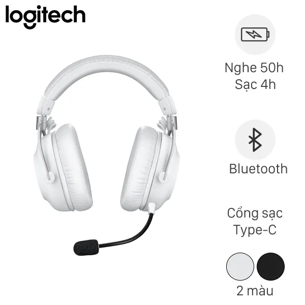 Tai nghe Bluetooth Chụp Tai Gaming Logitech Pro X 2