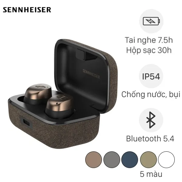 Tai nghe Bluetooth True Wireless Sennheiser Momentum 4 MTW4