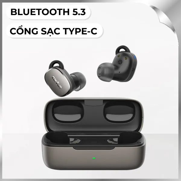 Tai nghe Bluetooth True Wireless Earfun Free Pro 3 - Đen