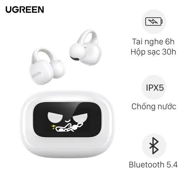 Tai nghe Bluetooth Open-Ear True Wireless Ugreen ClipBuds Magic WS208 55136