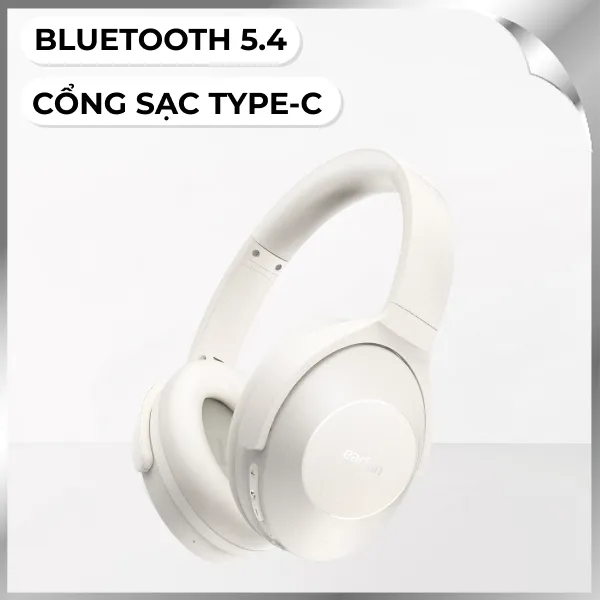 Tai nghe Bluetooth chụp tai Earfun Wave Life - Trắng