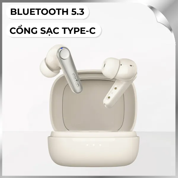 Tai nghe Bluetooth True Wireless Earfun Air Pro 3 - Trắng