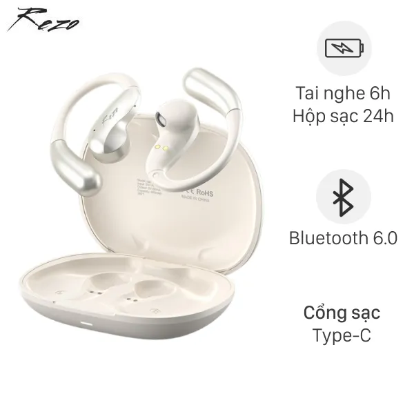 Tai nghe Bluetooth Open-Ear OWS Rezo PulseGo